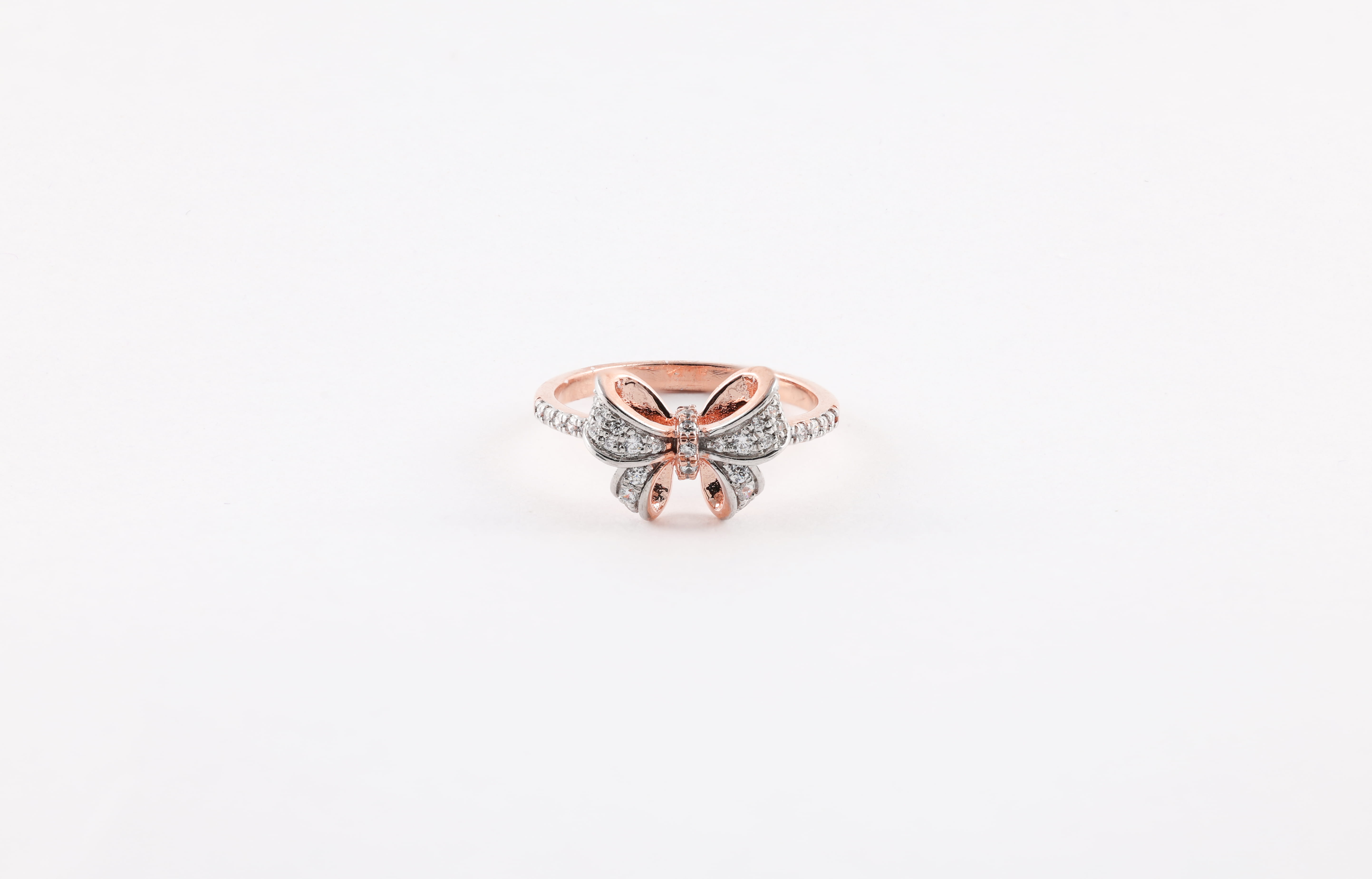 Diamond Bow Ring