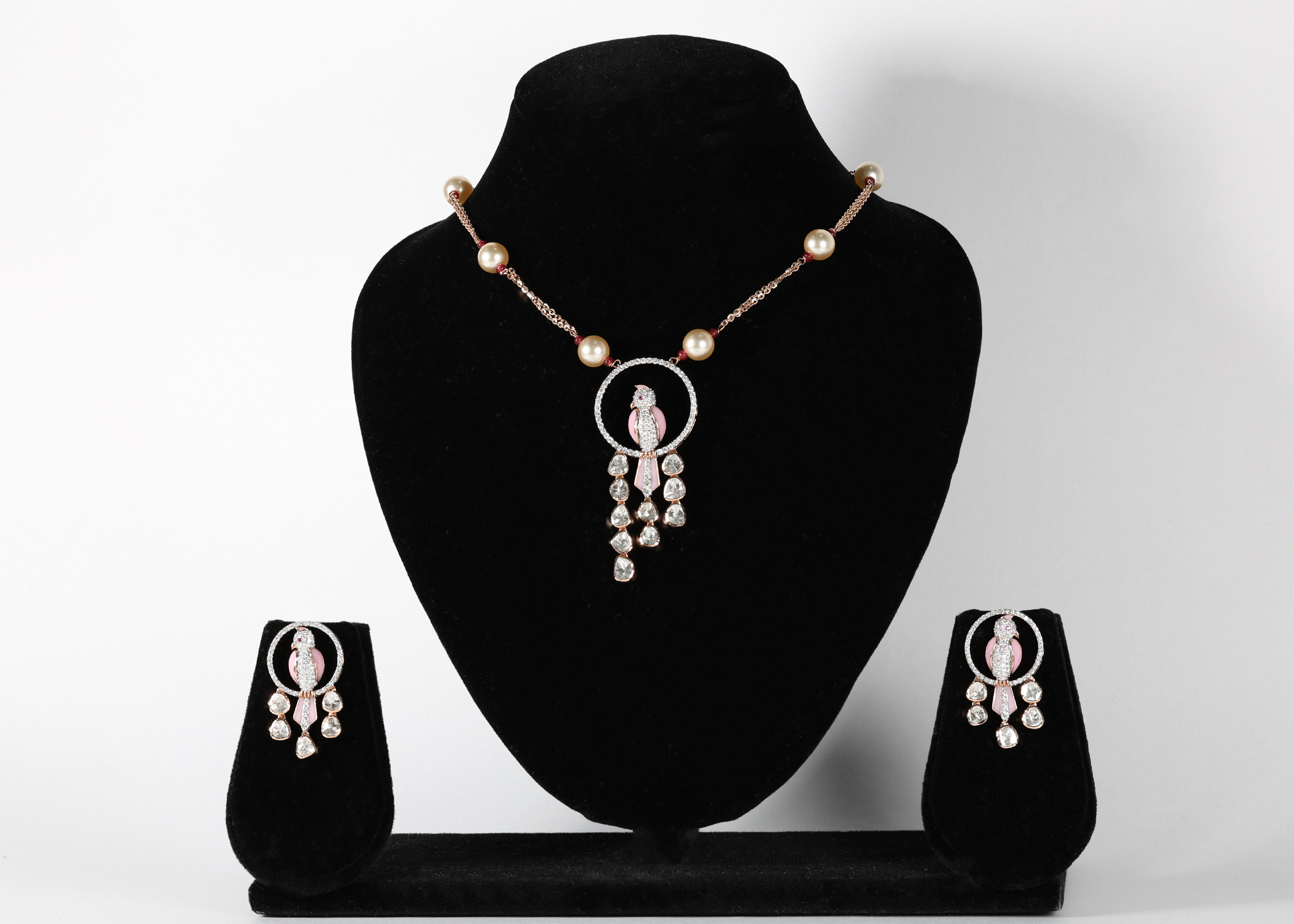 Blush Royale Pearl Pendant Set