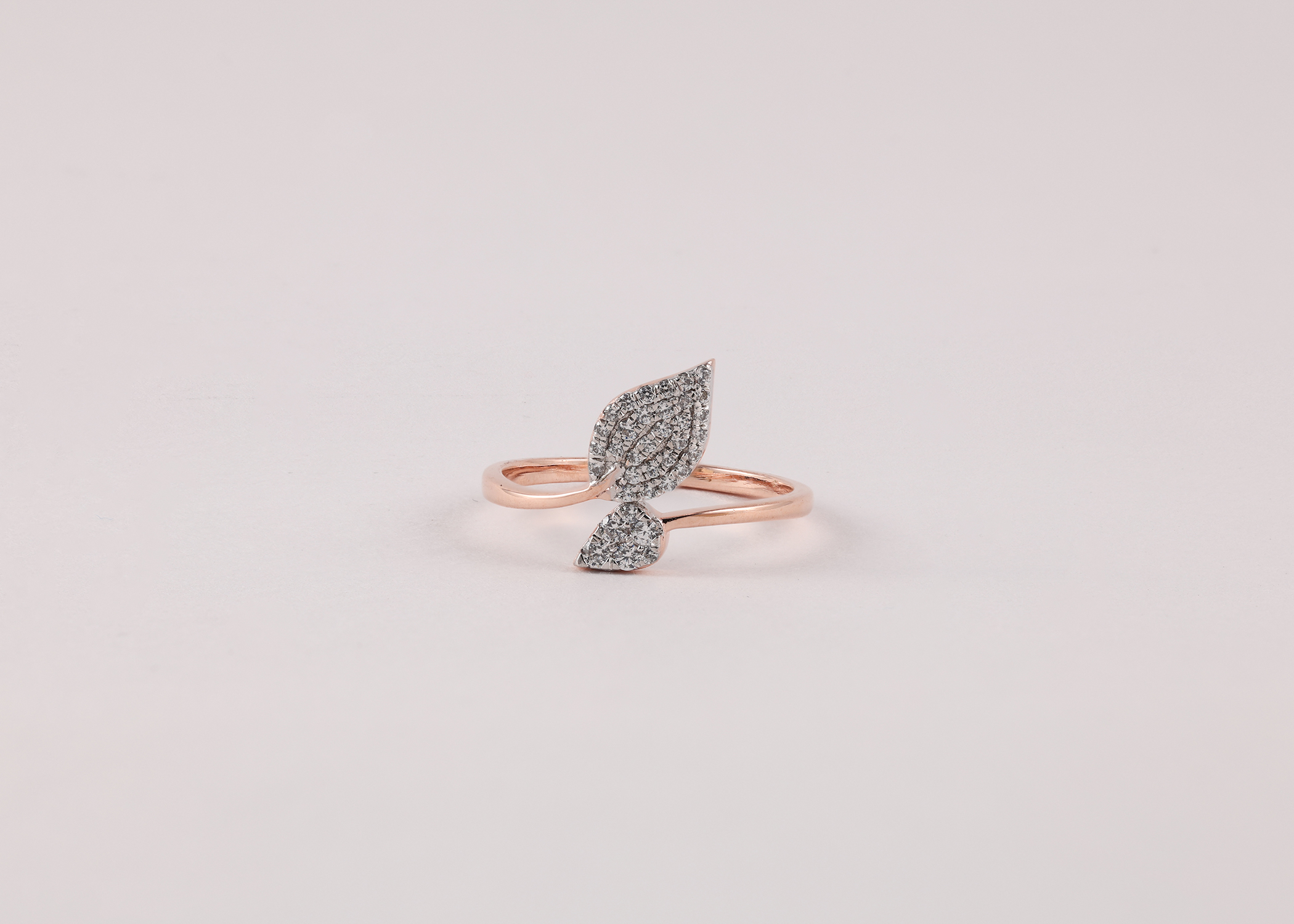 Whispering Leaves Diamond Ring