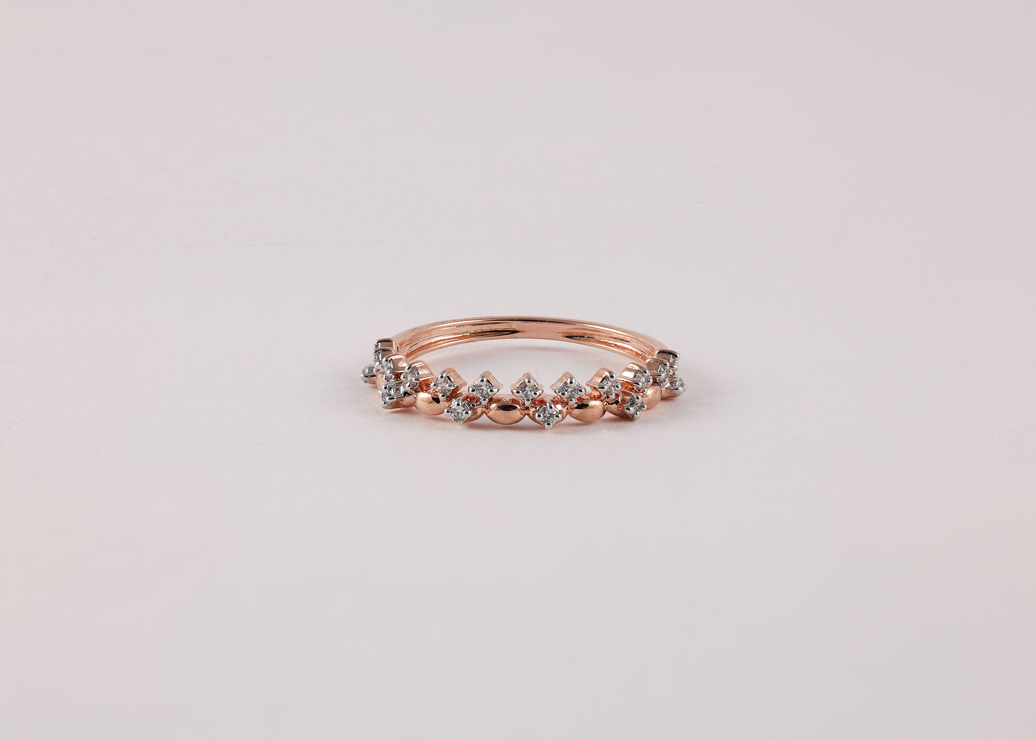 Rose Blossom Diamond Band (ring)