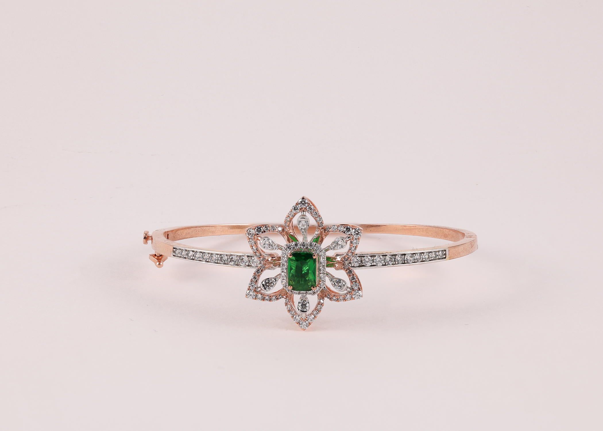 Emerald Blossom Radiance Bangle