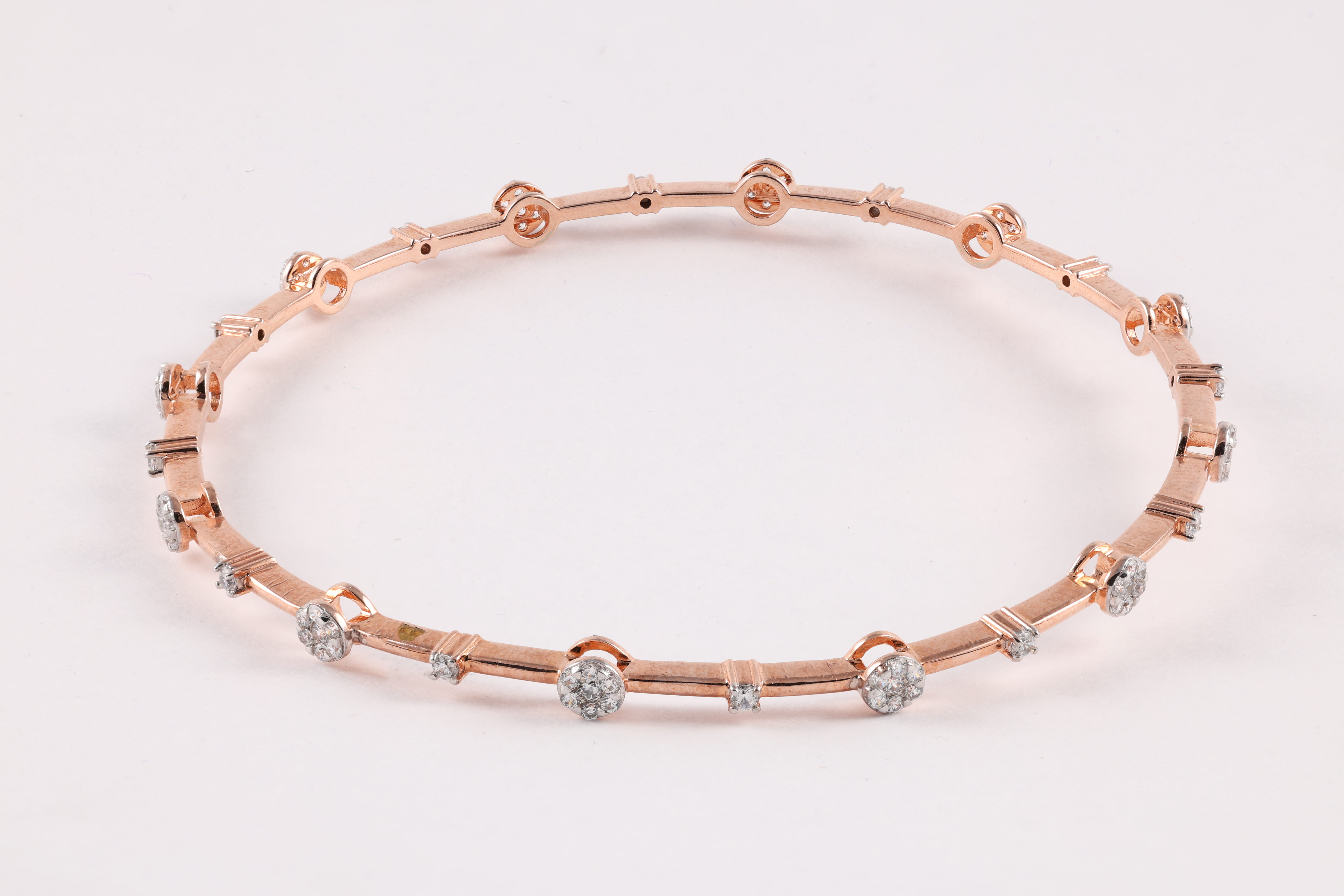 "Starlight Trail" Diamond Bangle