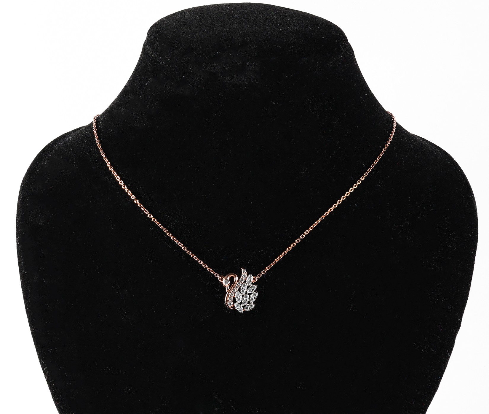 Celeste Swan Diamond Pendant