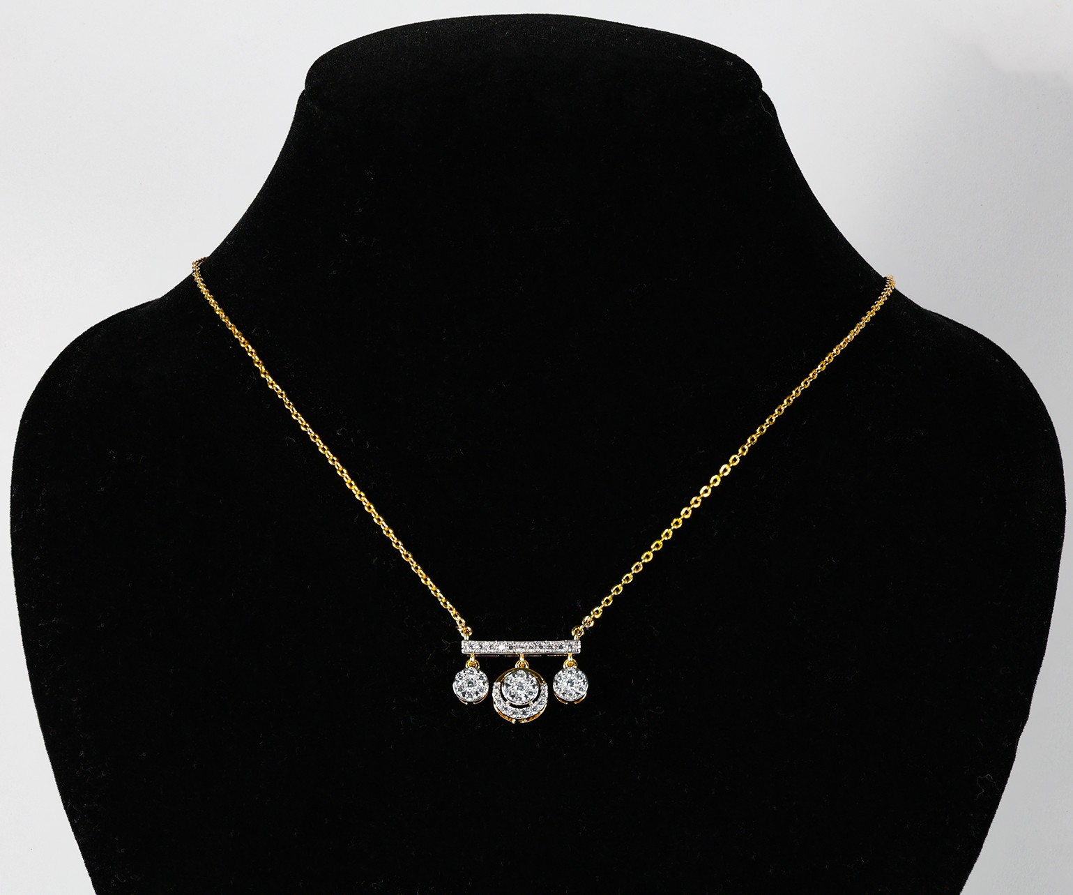Luna Cascade Diamond Pendant