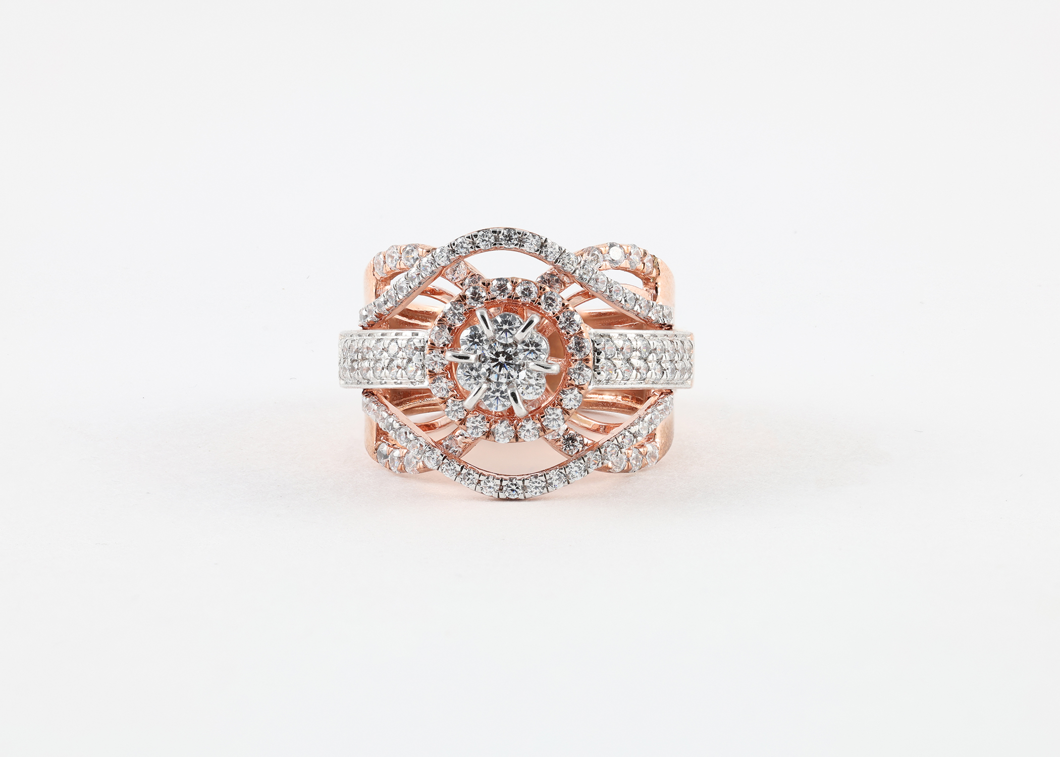 Crown Diamond Ring