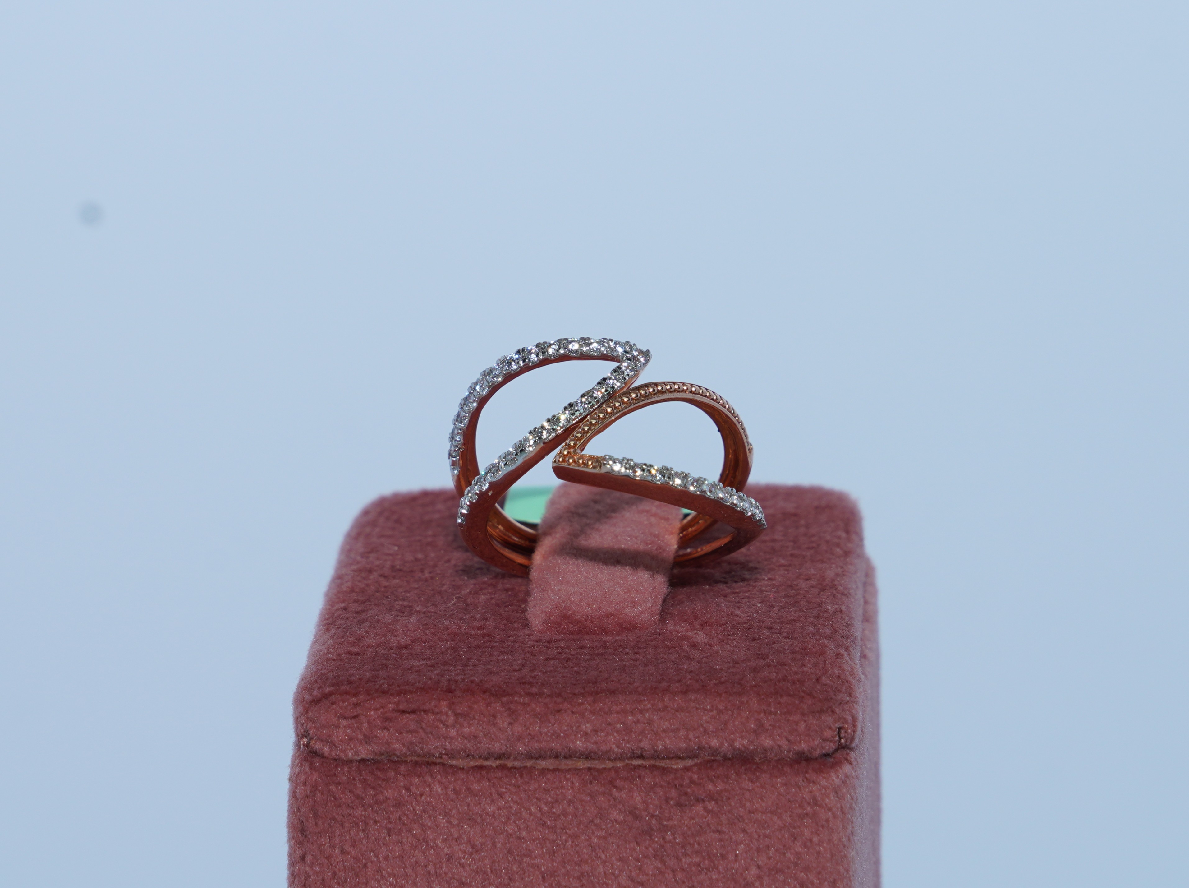 Infinity Whisper Diamond Ring