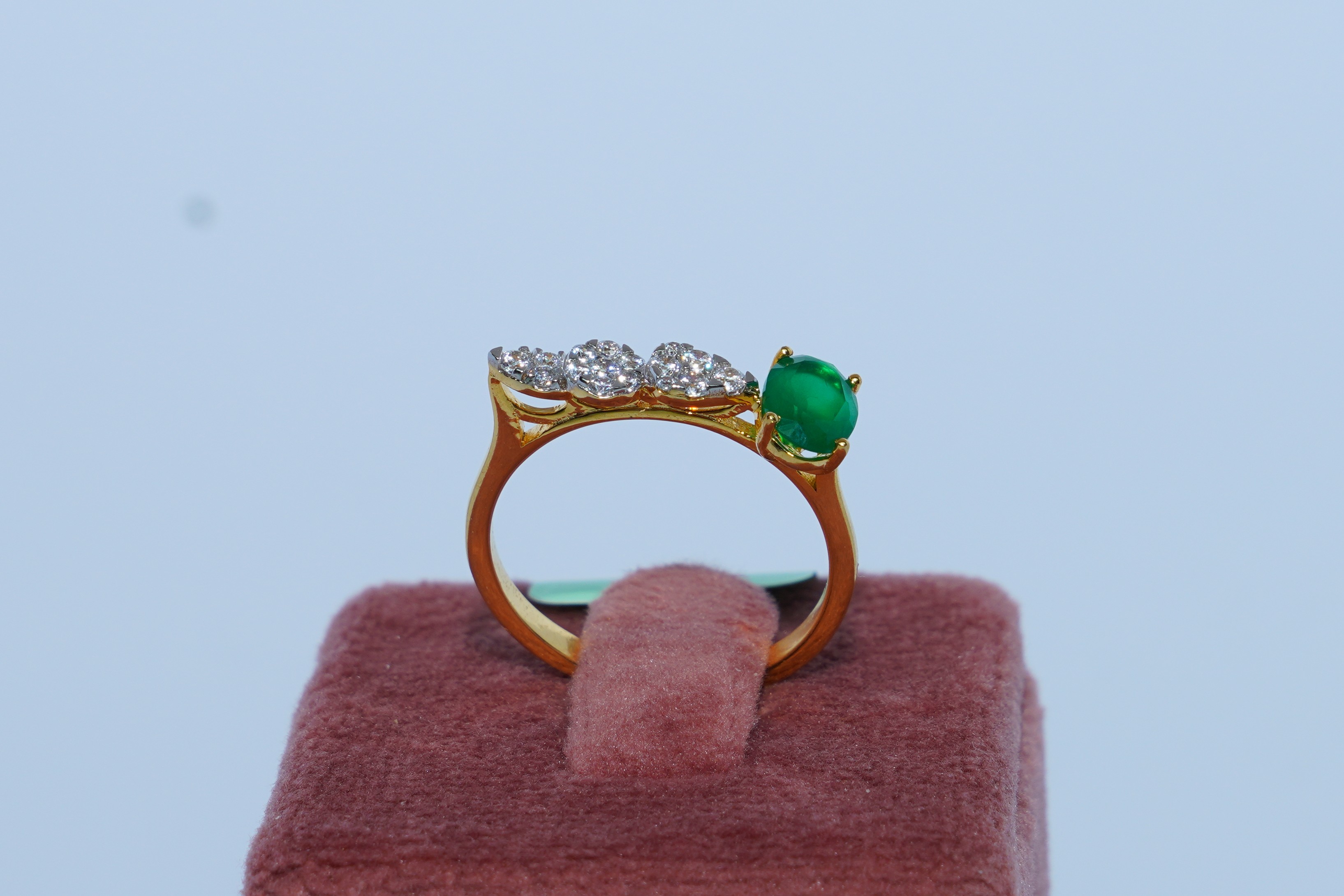 Emerald Grace Diamond Ring