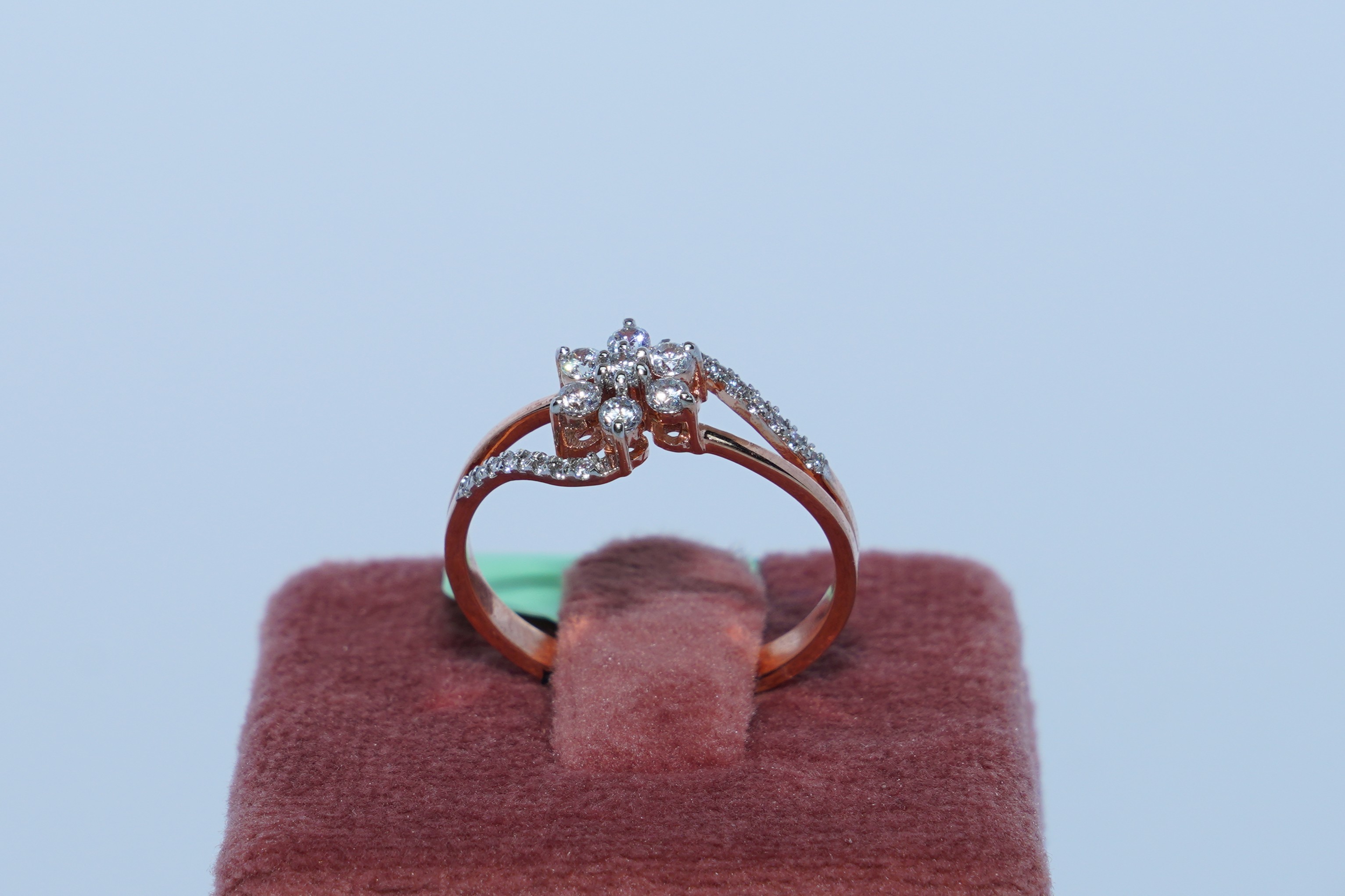 Twilight Blossom Diamond Ring