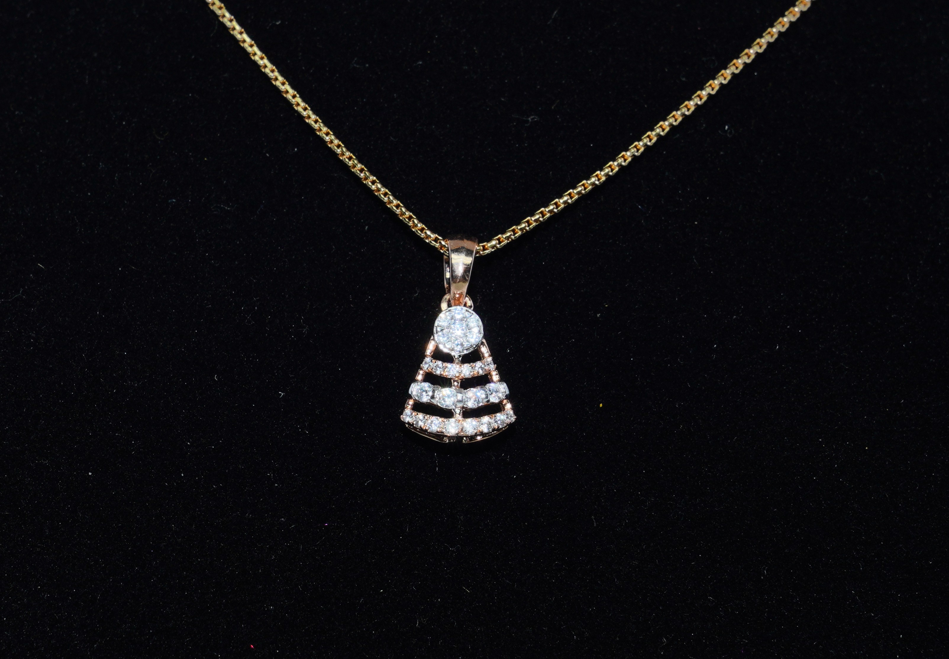 Celestial Cascade Diamond Pendant