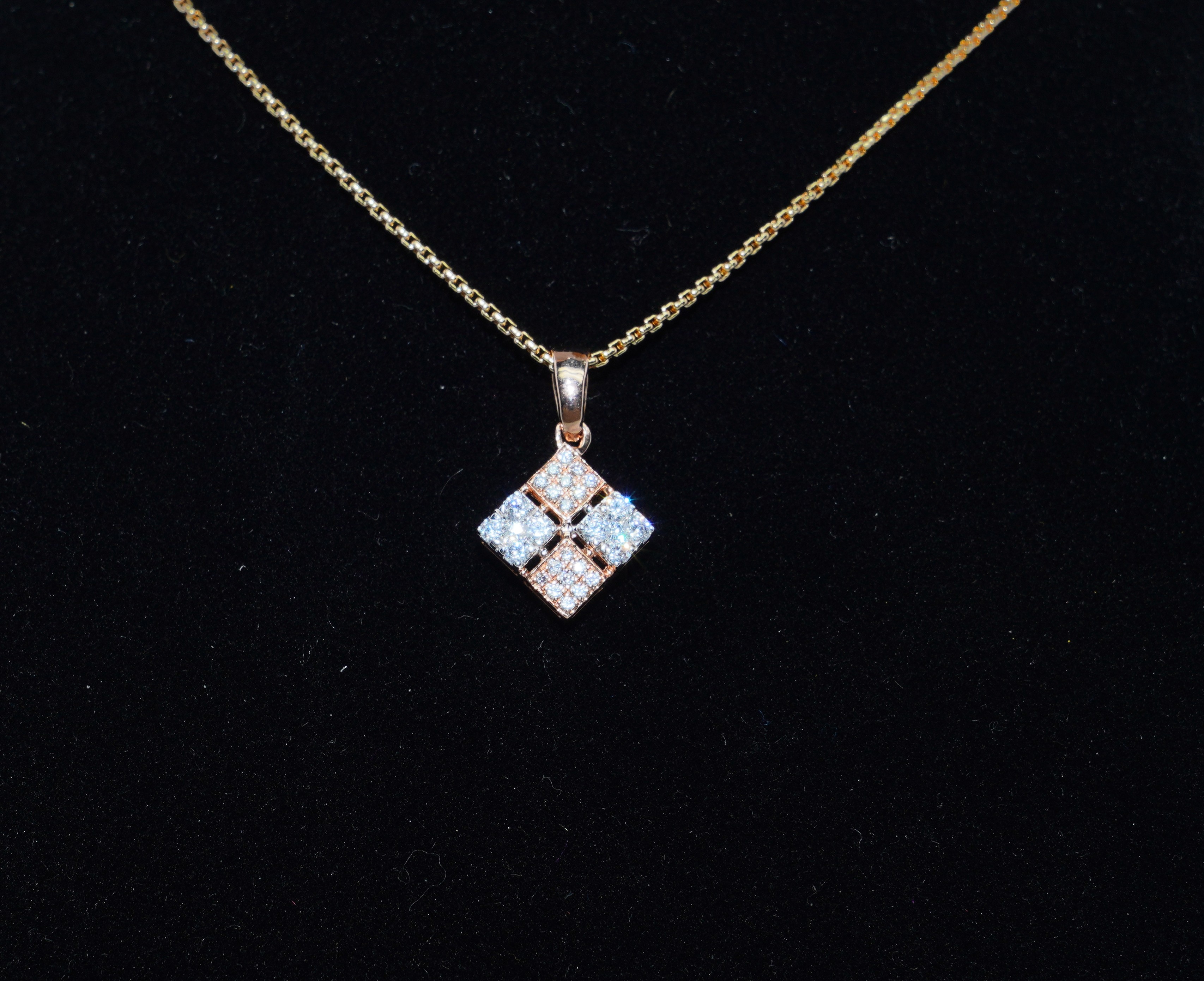 Diamond Mosaic Pendant