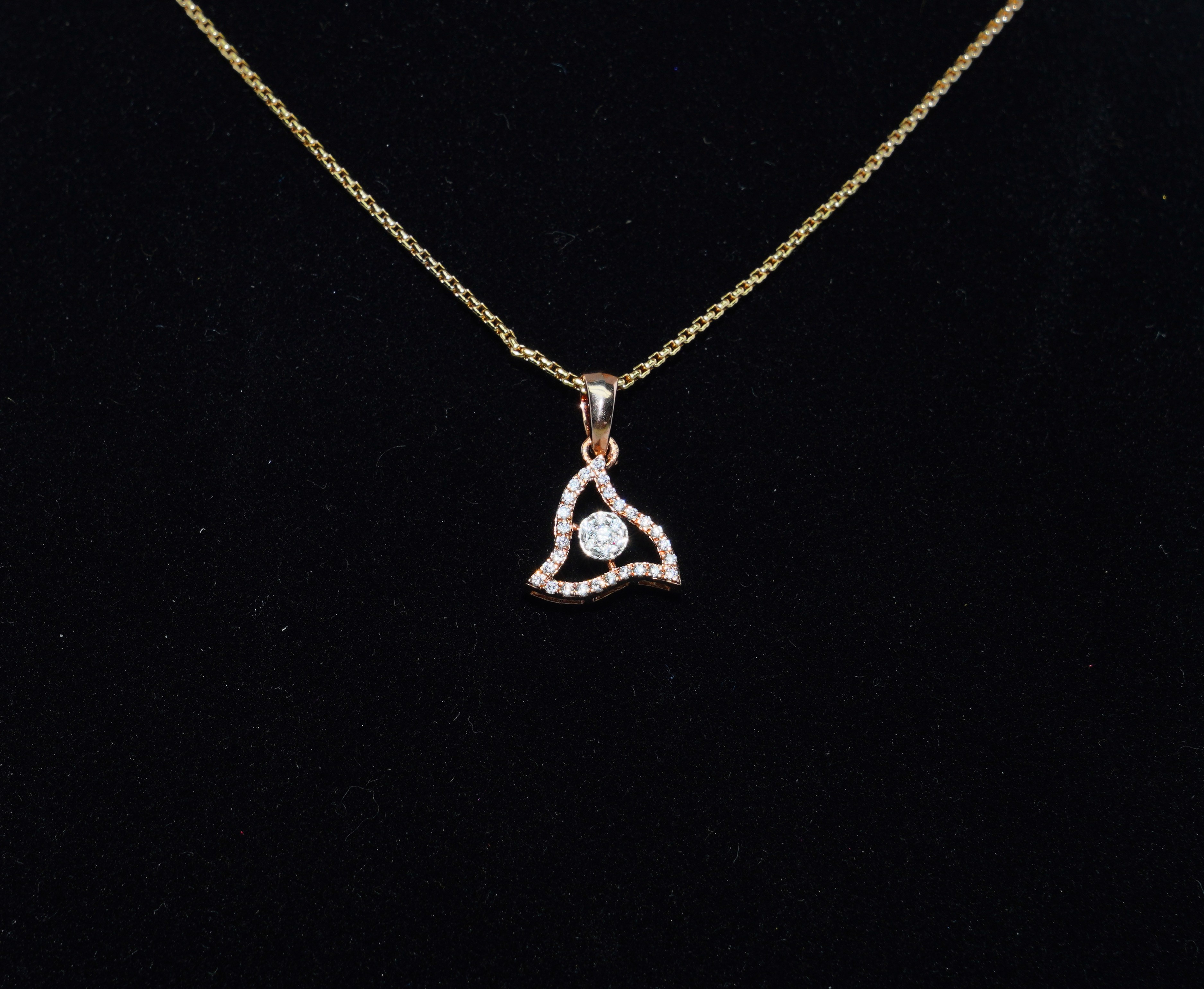 Trinity Glow Diamond Pendant