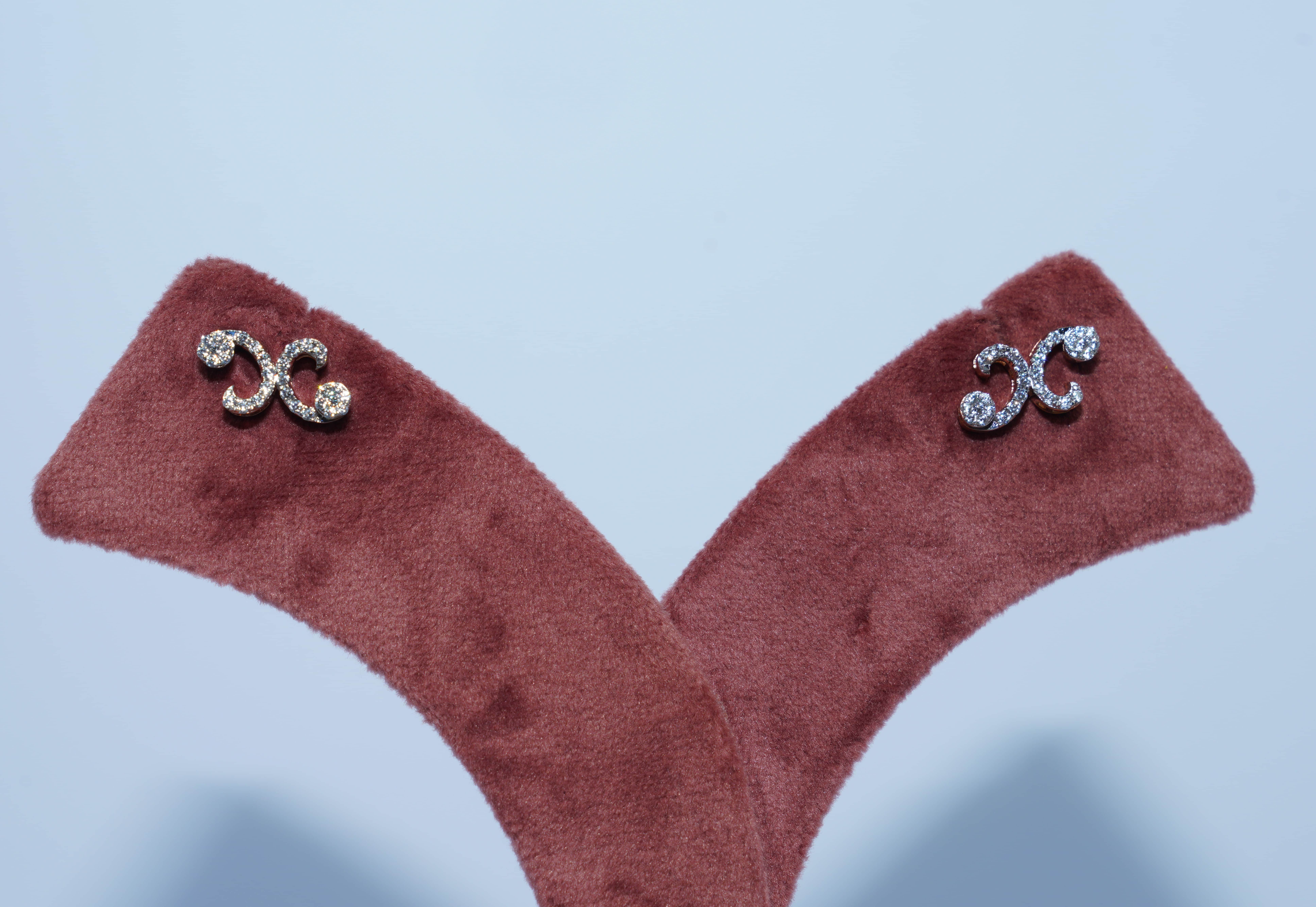 Celeste Curve Diamond Earrings