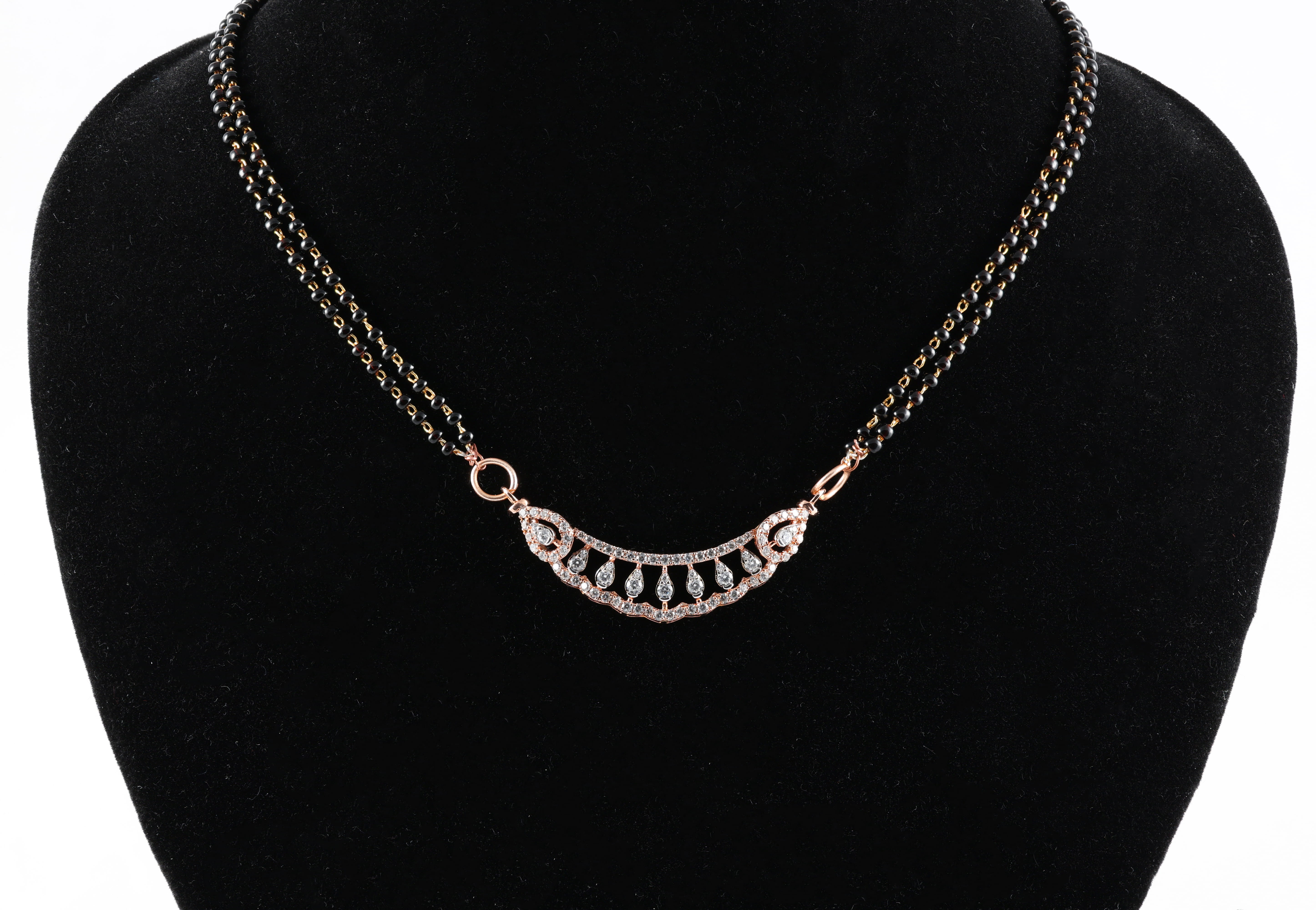 Diamond Cascade Mangalsutra