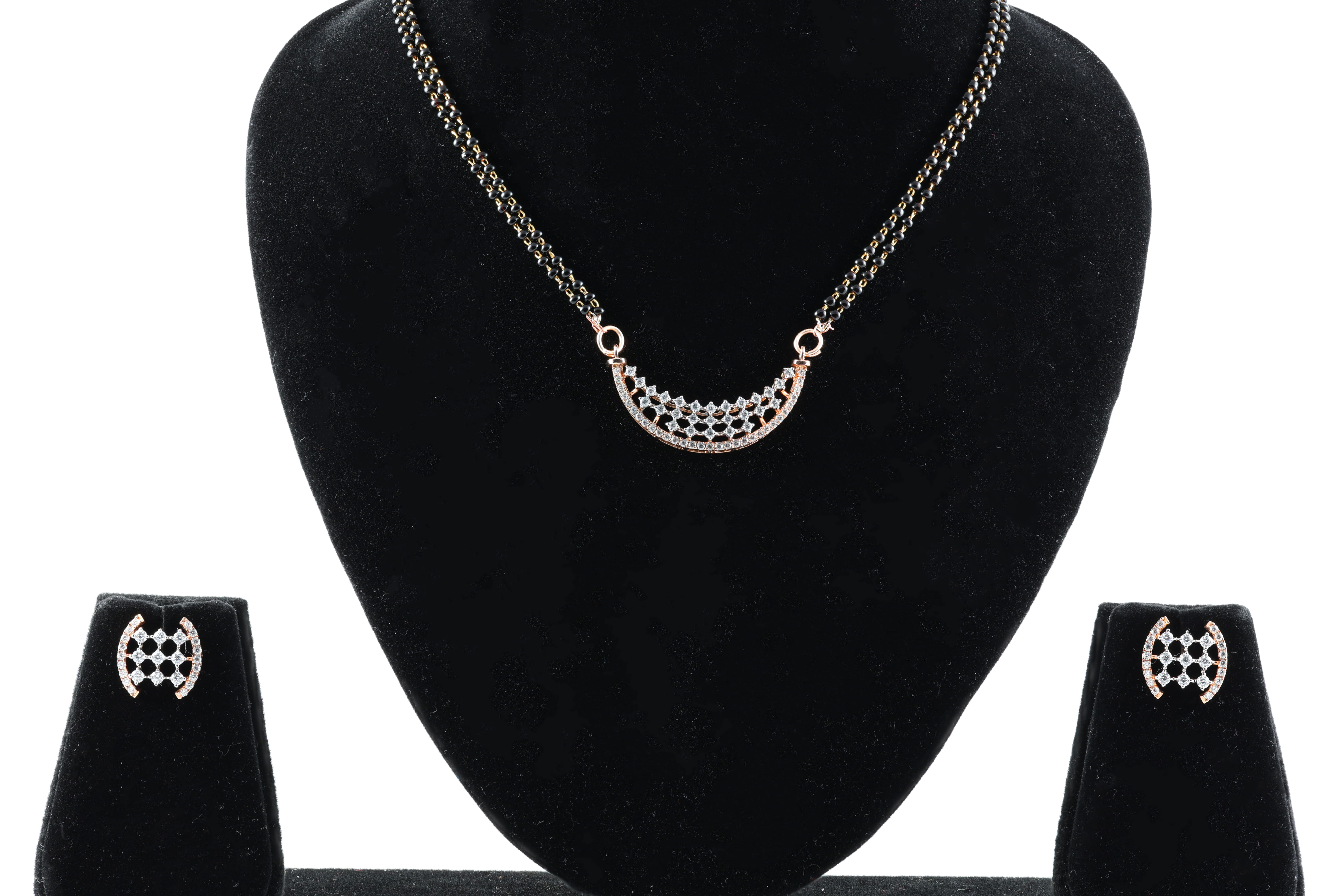 "Diamond Crescent" Mangalsutra Set