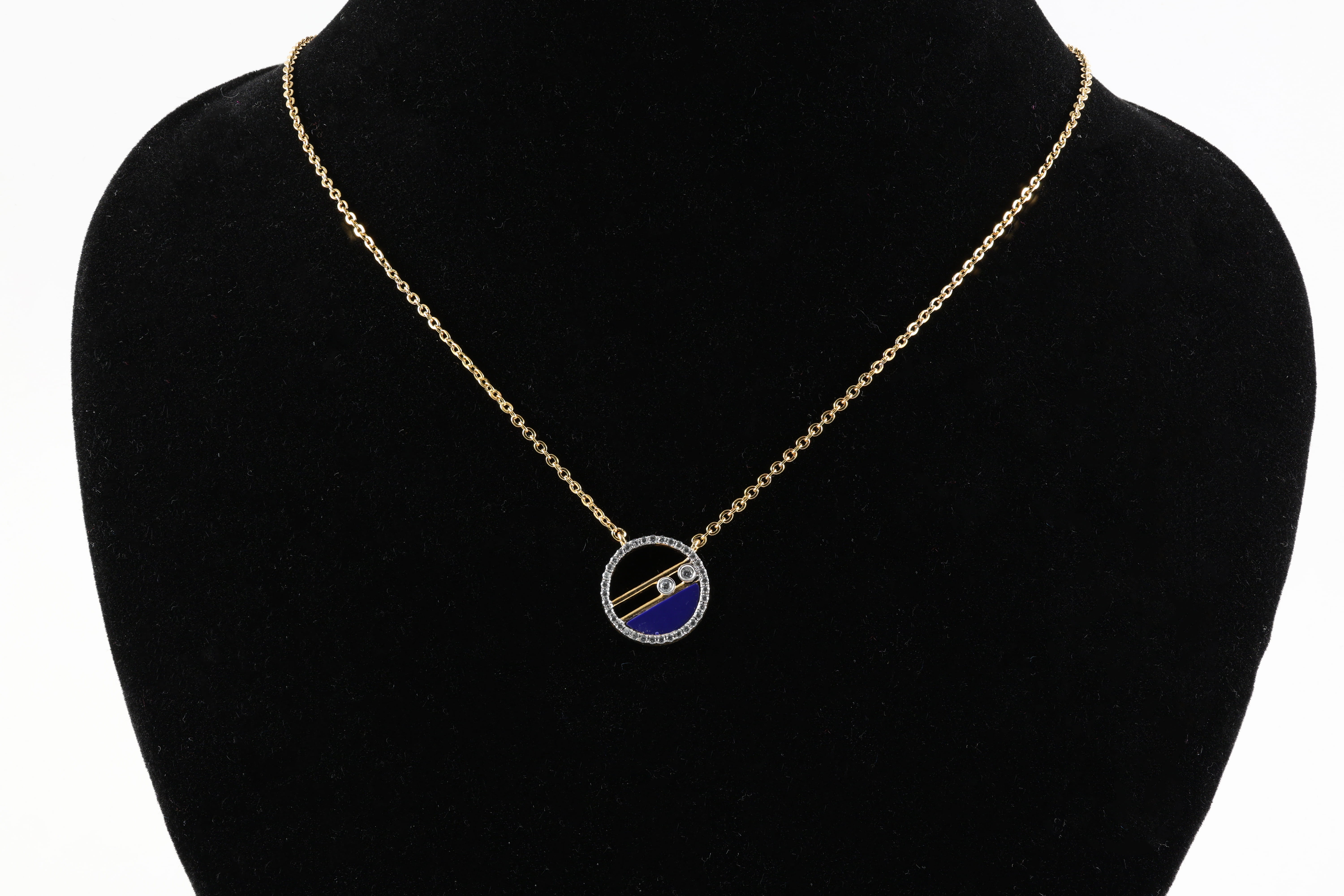 Art Deco Circle Pendant