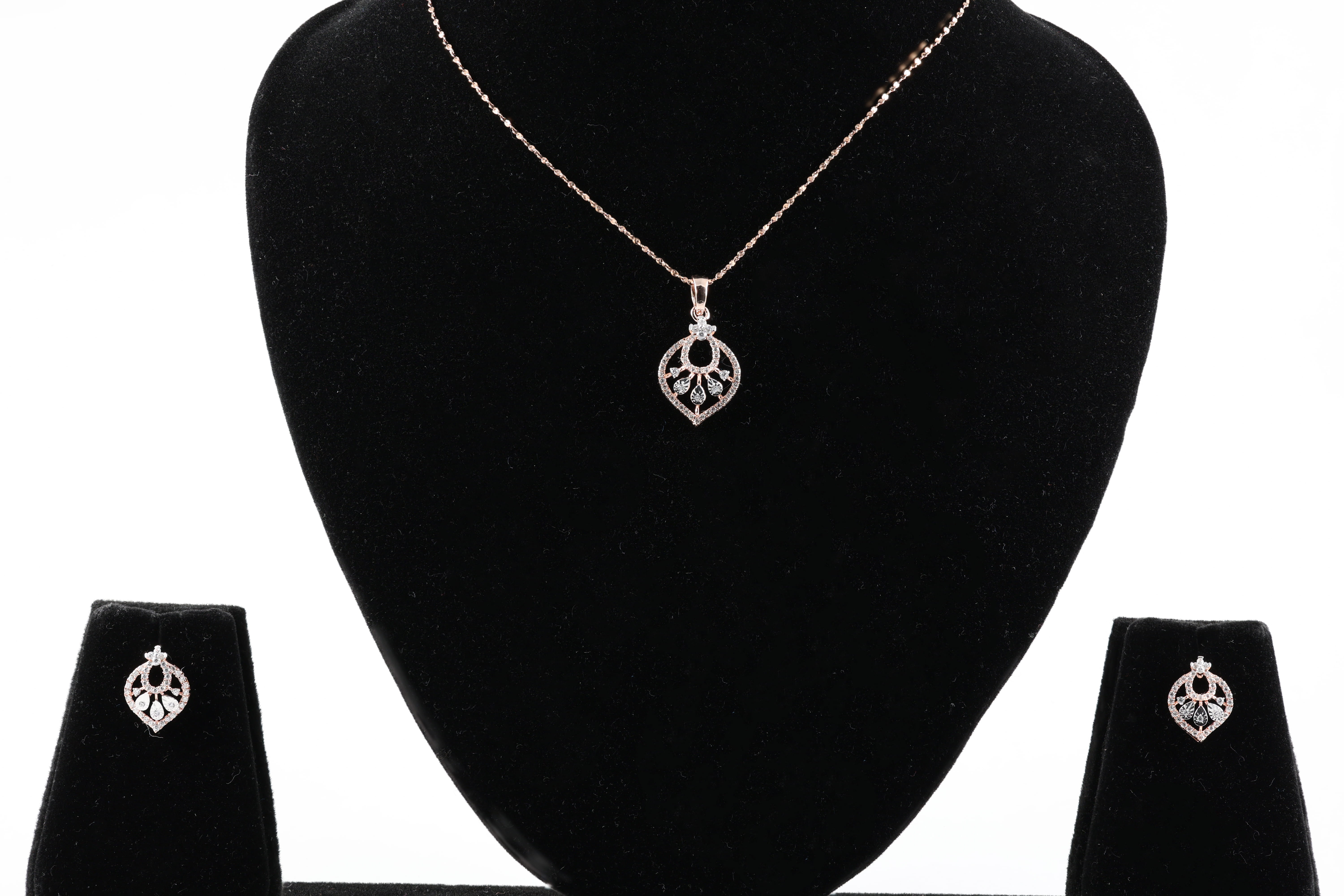 Paisley Drop Pendant Set